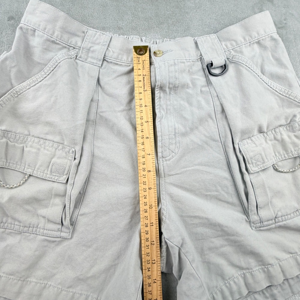 Columbia PFG Bonehead Cargo Shorts Men's Large Gray Cotton Fishing Hiking FM4012 - Picture 8 of 14